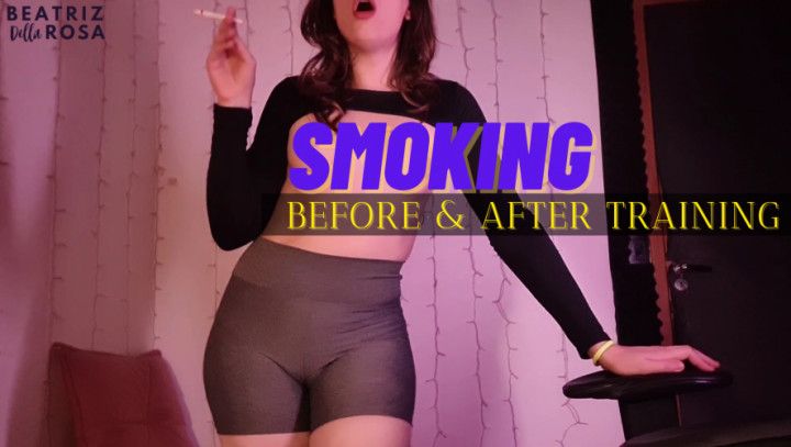 Smoking before and after training