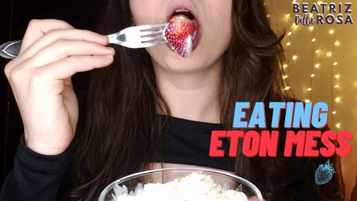 Eating Eton mess