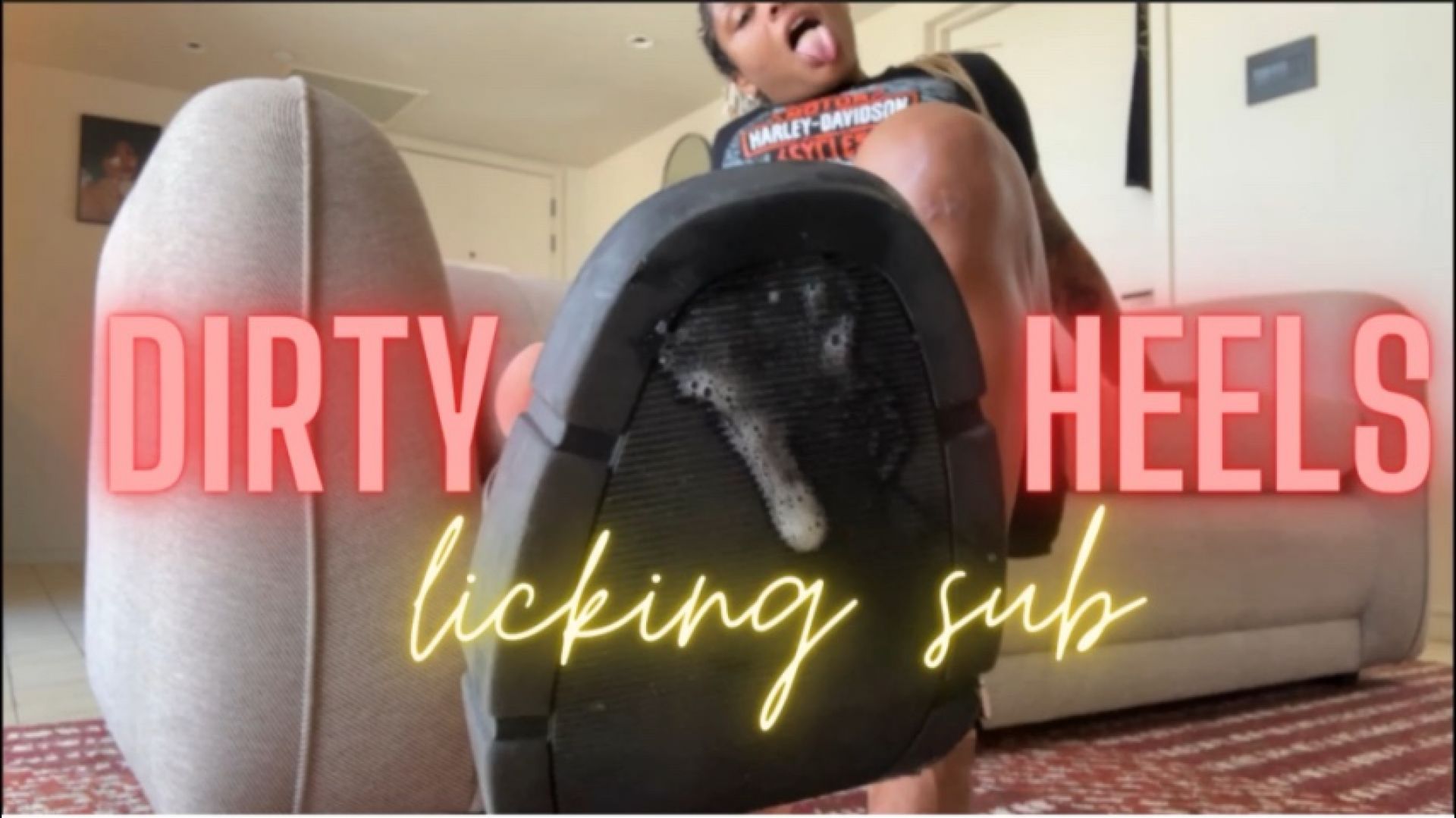 Dirty Heels Licking Sub