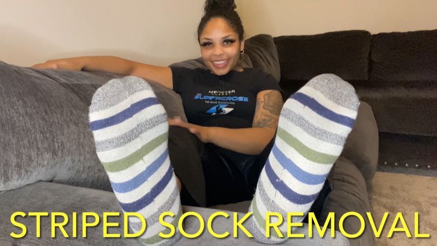 Striped Socks Removal