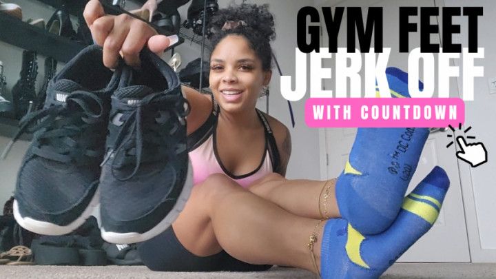 Gym Feet Jerk Off