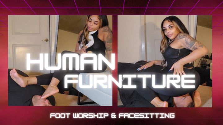 Human Furniture Foot Worship &amp; Facesit