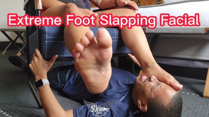 Extreme Foot Slapping Facial