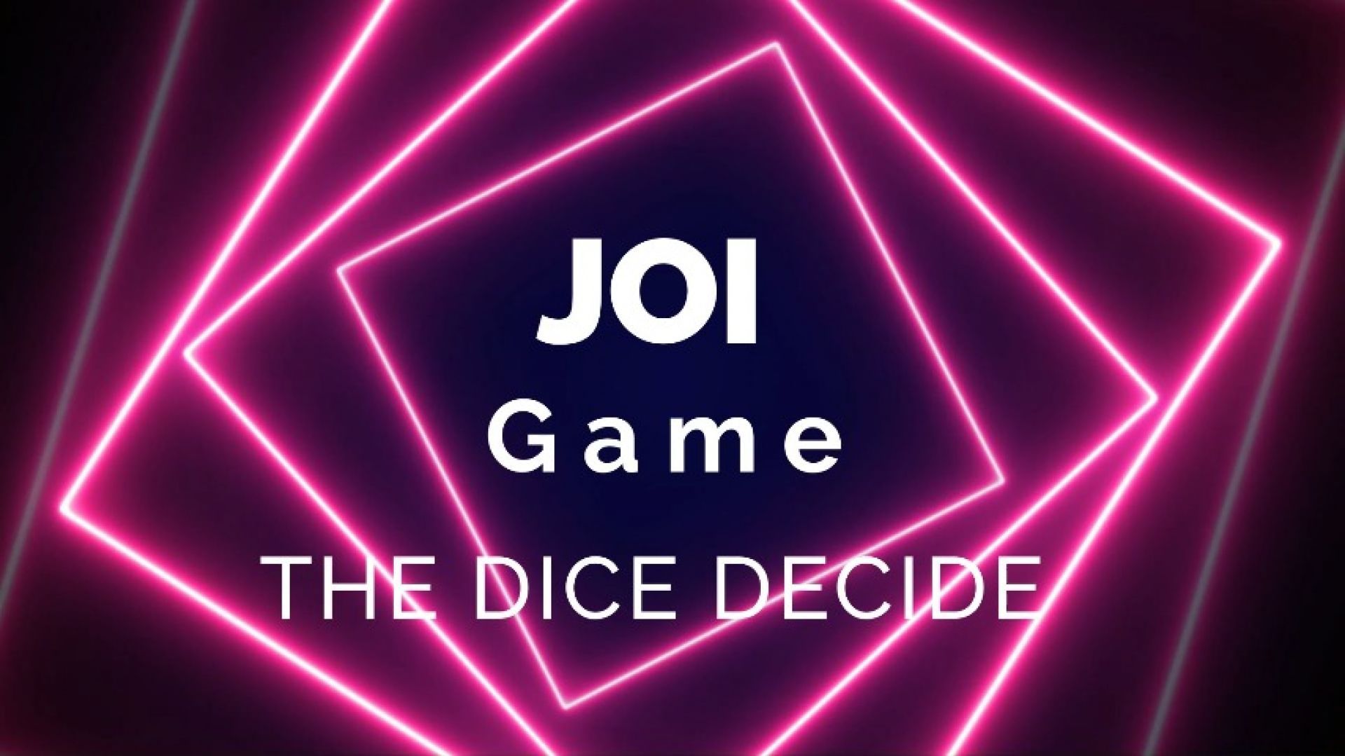 18-minute JOI Game!  The Dice Decide