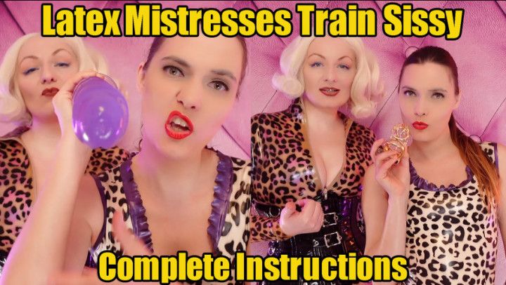 Experienced Mistresses Will Teach You How to Be Latex Sissy