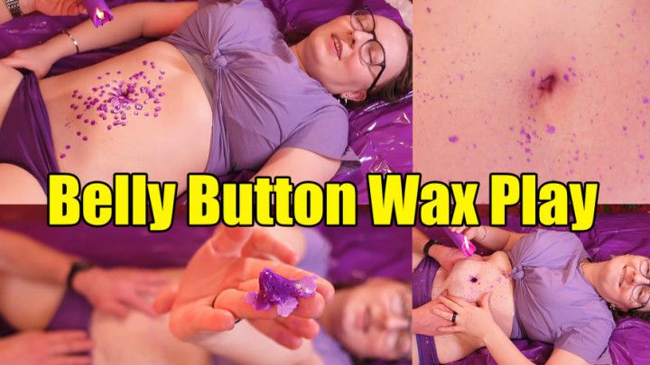 Wax into my navel, creating a navel cast