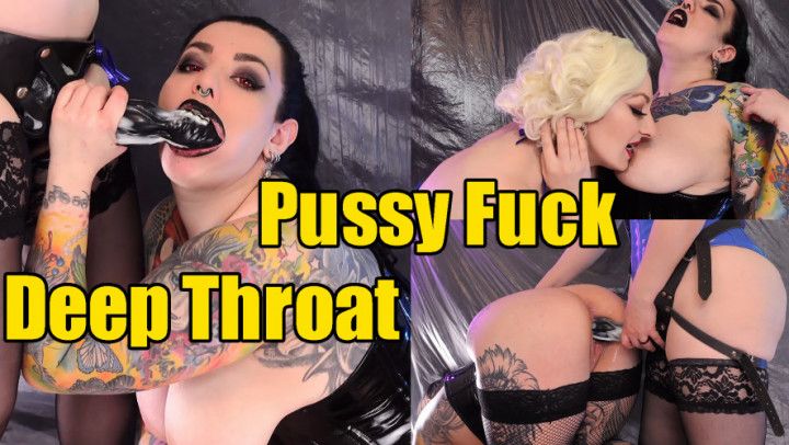 Deep Throat &amp; Pussy Fuck for Inked Slut