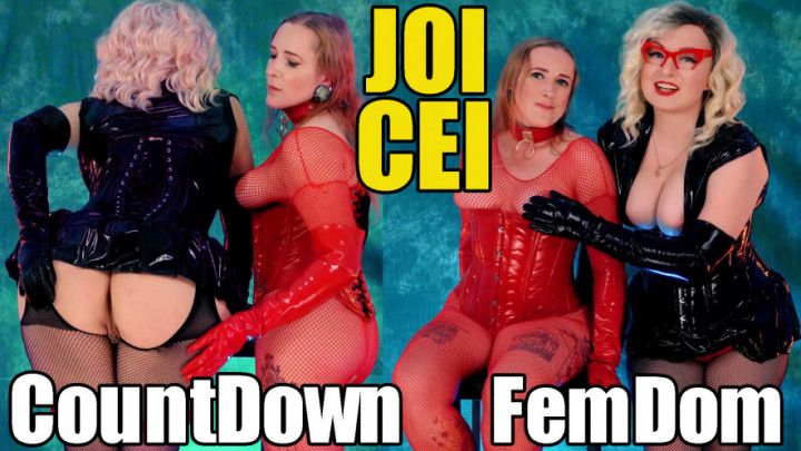 Jerk off and Cum Eating Instructions, FemDom Video CountDown