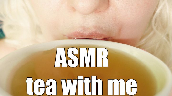 Have a tea with me! ASMR sounds 4K