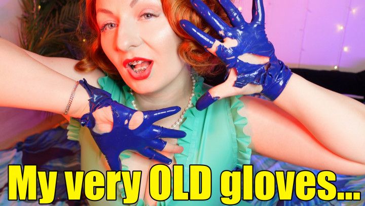 ASMR: ripped latex gloves