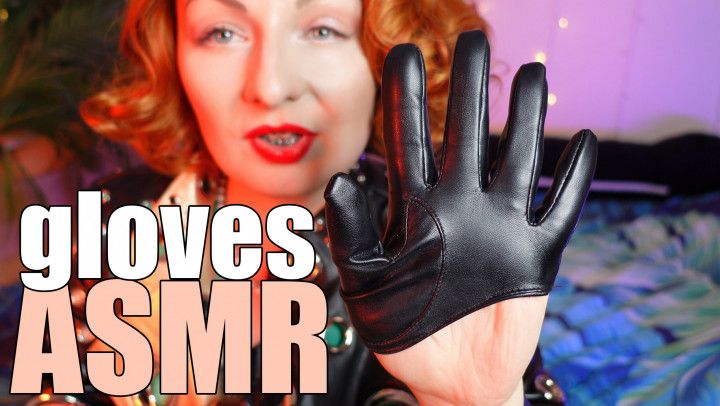 ASMR with gloves fetish