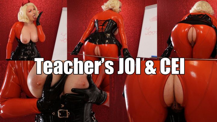 Hell's JOI &amp; CEI from lustful teacher