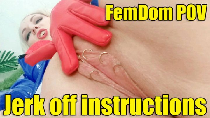 JOI jerk off instructions FemDom POV