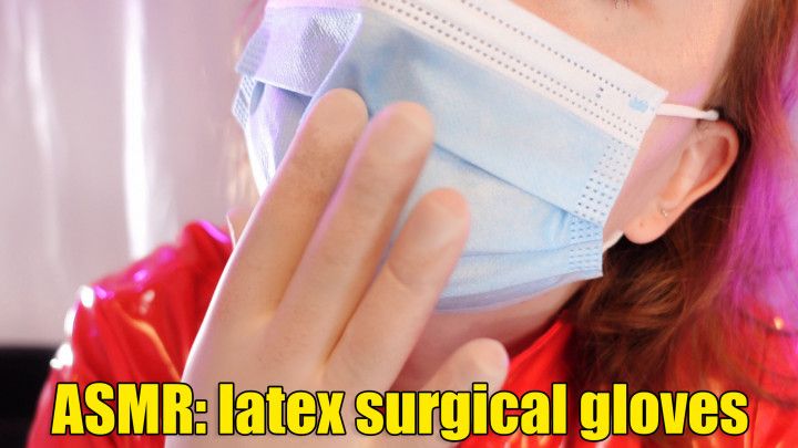 ASMR: surgical latex gloves JOI no talking