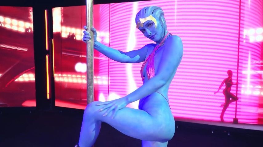 asari dancer at afterlife club - preview