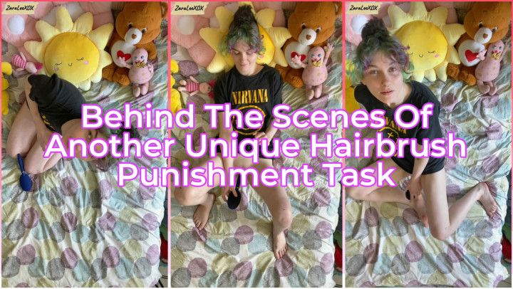 Behind The Scenes Of Another Hairbrush Punishment