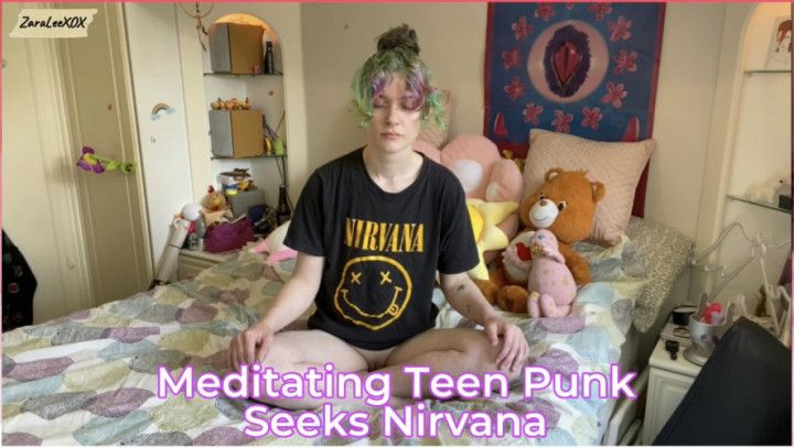 Meditating Teen Punk Seeks Nirvana