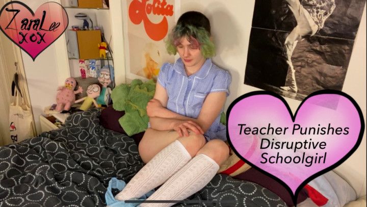 Teacher Punishes Disruptive Schoolgirl