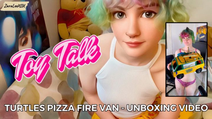 Toy Talk - Turtles Pizza Van Unboxing Video