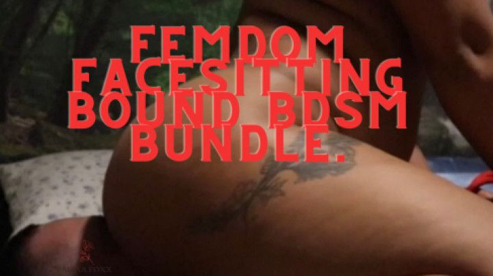 FEMDOM FACESITTING &amp; BOUND SLAVE PT. 1