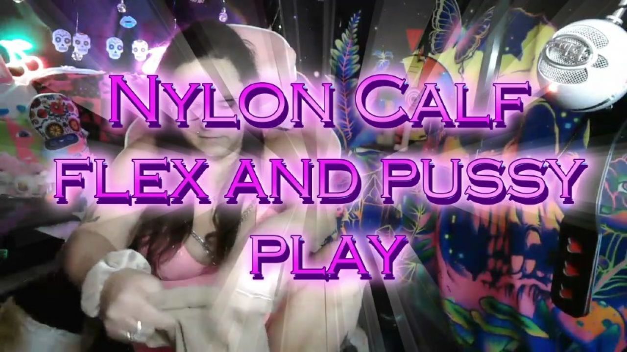 Nylon Flex and Pussy Play