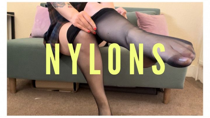 Putting on my nylons