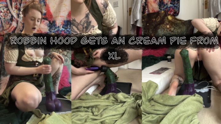 Robbin hood gets an cream pie from XL