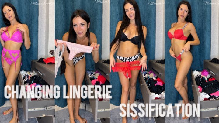 Changing lingerie, sissification