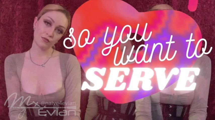 So you want to SERVE