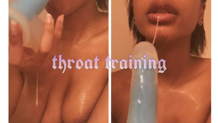 Bathtub Throat Training