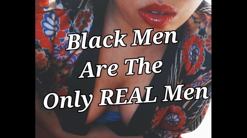 Black Men Are The Only REAL Men Audio