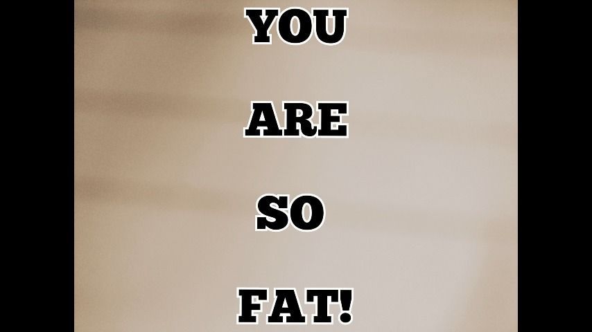 You Are SO FAT Audio