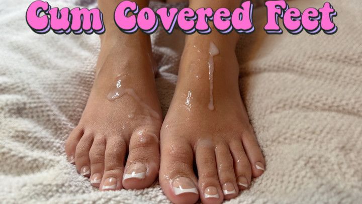 Cum Covered Feet