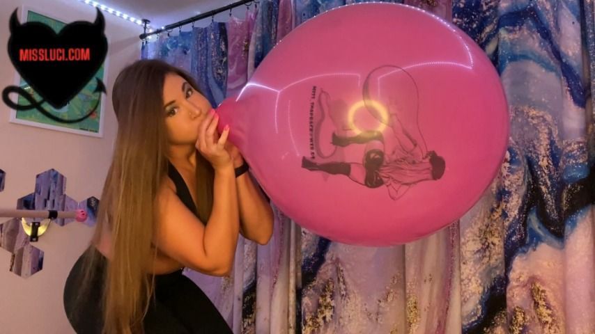 Blow To Pop Miss Snapback's Logo Balloon