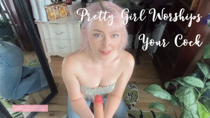 Pretty Girl Worships Your Cock - NEW