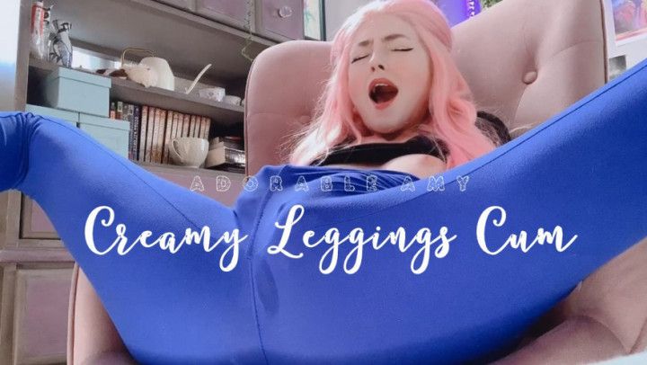 Creamy Leggings Cum