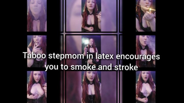 Taboo stepmom in latex encourages you ,&quot;Stroke-A-Long&quot; #1