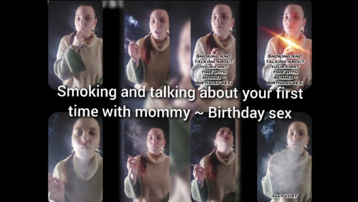 Birthday sex with momma-smoking