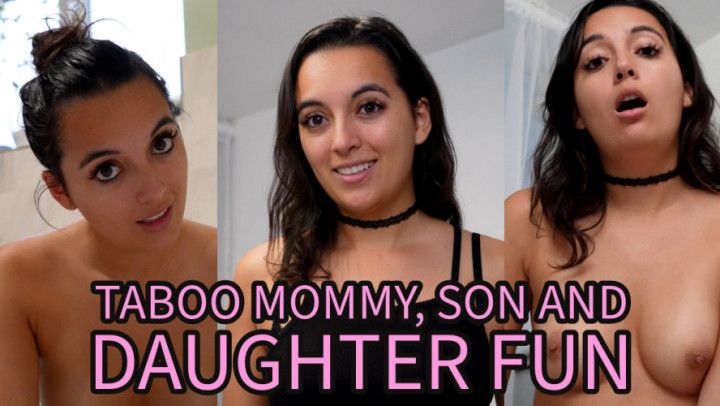 Taboo Mommy, Son and Daughter Fun