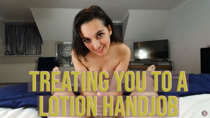 Treating You To A Lotion Handjob