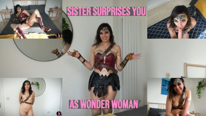 Sister Surprises You As Wonder Woman