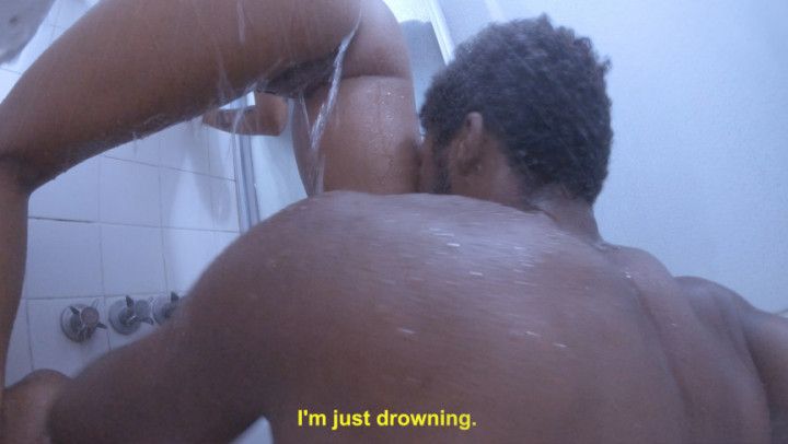 Eating Pussy in Shower is Hard