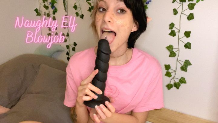 Naughty Elf Blowjob