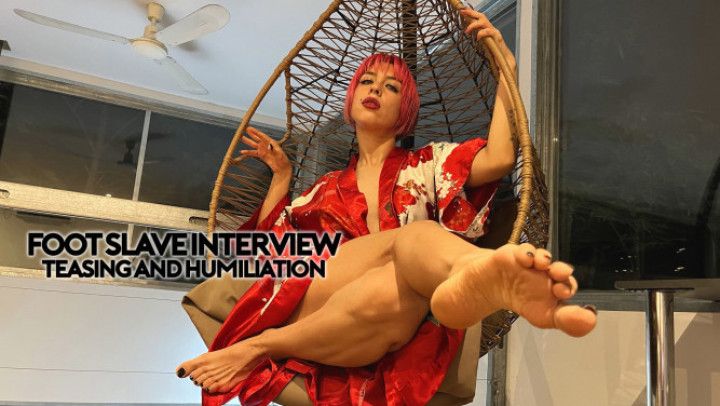 Foot slave interview