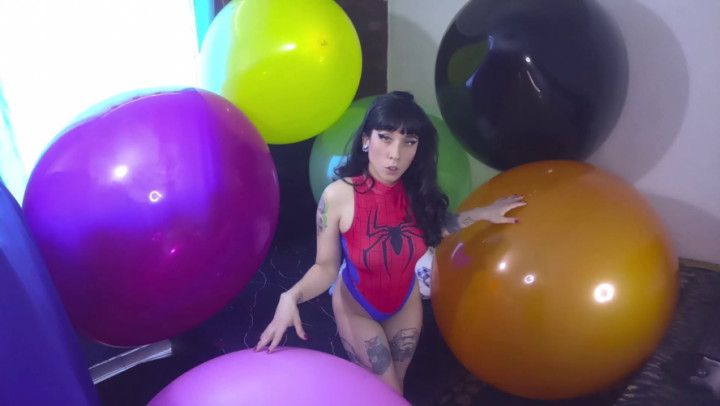 PLAYFULL A LOT with my tight BALLOONS