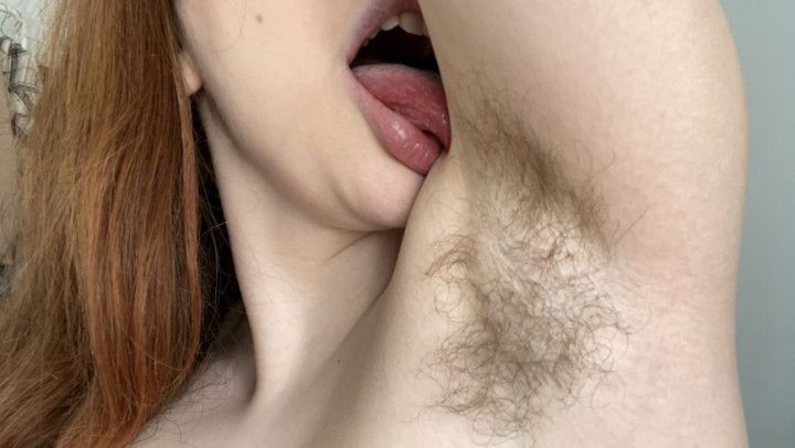 hairy armpits in saliva