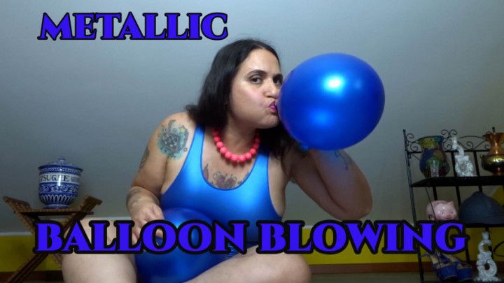 METALLIC BALLOON BLOWING