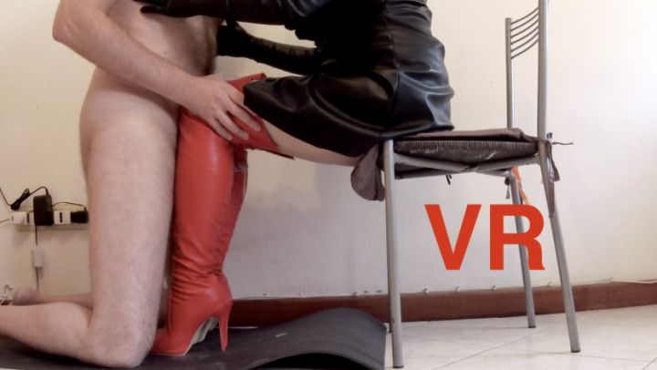 New red boots boot fuck and legjob VR