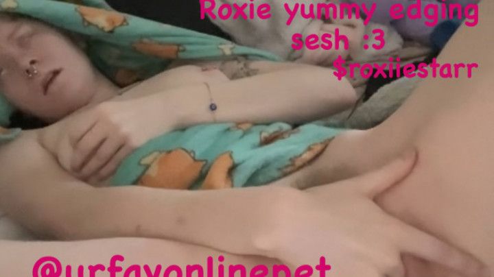 Puppy slut holds back whimpers thru its edging session