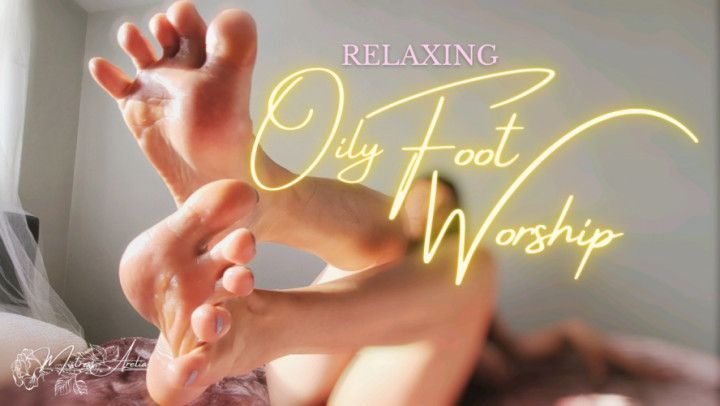 Relaxing Oily Foot Worship